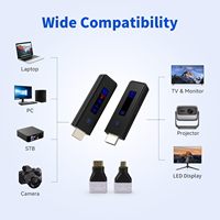 Émetteur-récepteur sans fil 2026, prolongateur 1080P 60Hz LED 5.8 pour streaming vidéo/audio, matériau ABS, moule privé, fabriqué en Chine