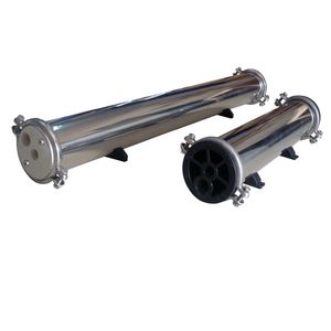Carcasa <span class=keywords><strong>de</strong></span> Acero Inoxidable para Ósmosis Inversa, Acabado Espejo, Sin Costuras, Modelos 2521, 2540, 4014, 4021, 4040, 8040 - Product Image 3