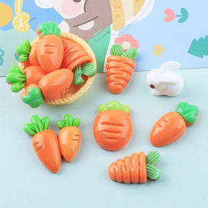 Épingles à cheveux en résine DIY motif <span class=keywords><strong>lapin</strong></span> et carotte, accessoires pour coques de téléphone faites <span class=keywords><strong>maison</strong></span>, boucles de chaussures, matériaux de bijouterie - Product Image 2