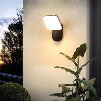 Applique murale LED pour la maison, la cour, le balcon, le jardin, la porte extérieure, l'intérieur et l'extérieur