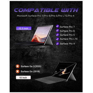 เคสกันกระแทกมีขาตั้งทนทานสำหรับ Microsoft <span class=keywords><strong>Surface</strong></span> <span class=keywords><strong>Pro</strong></span> 7/6/<span class=keywords><strong>5</strong></span>/4 /<span class=keywords><strong>lte</strong></span> - Product Image 3