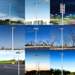 ไฟสปอร์ตไลท์ LED พลังงานแสงอาทิตย์แบบกันน้ำสำหรับภายนอกอาคาร ผลิตตามสั่งจากโรงงาน สำหรับเสาสูงในสนามกีฬา ขนาด 20 ม. 30 ม. 40 ม. พร้อมราคา - Product Image 2