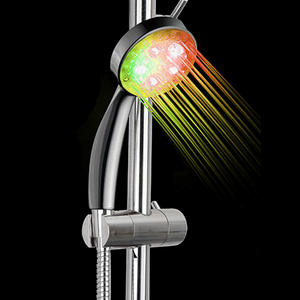 Pommeau de douche LED à sept couleurs changeantes avec alimentation autonome, lumière éblouissante, accessoire de salle de bain - Product Image 2