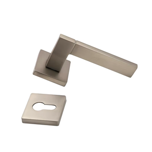 Premium Modern Interior Privacy <strong>Door</strong> Lever <strong>Door</strong> <strong>Knobs</strong> Minimalist Aluminum Handles with Security Lock for Villa Apartment - Product Image 1