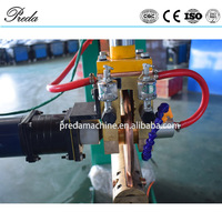 Machine à souder les tubes Preda, soudeuse de coutures par roulement pour tôles et tubes ronds, avec bras long