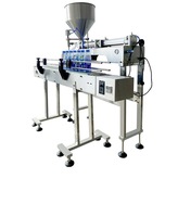 Machine de remplissage automatique pneumatique à tête unique pour beurre de cacahuète, shampoing, miel et cosmétiques, petite taille, pour la fabrication industrielle