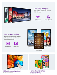 10/13/15/22/32/43/49/55/65/75 inch lớn Android Tablet Wall Mount đa màn hình cảm ứng LCD Panels màn hình tương tác kiosk - Product Image 5