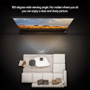 120 인치 ALR 전기 바닥 상승 프로젝터 스크린 PVC 긴 던지기 프레넬 HD 4K 8K 홈 시어터 시네마 전기 프로젝터 스크린 - Product Image 4