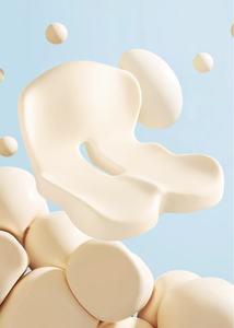 Memory Foam One-piece Seat Cushion Backrest Office Chair Cushion Massage Lumbar Support Pain Relief Breathable Car <b>Butt</b> <b>Pad</b> - Product Image 3