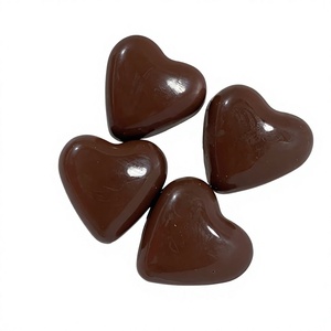 Prix de gros Chocolat composé en forme de cœur en vrac OEM ODM Logo personnalisé pour cadeaux - Product Image 1