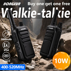 Hongxun C1Plus 10W Analog uzun menzilli Walkie Talkie seti <span class=keywords><strong>2</strong></span> 16CH su geçirmez iki yönlü 400-520MHz 3500-4000mAh pil 0-10KM için - Product Image 6