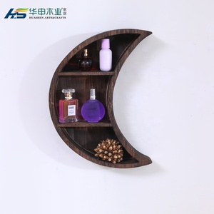 Étagères flottantes murales en <span class=keywords><strong>bois</strong></span> à trois niveaux pour le rangement des aliments et des épices, décoration <span class=keywords><strong>murale</strong></span> pour la <span class=keywords><strong>cuisine</strong></span> et le salon - Product Image 5