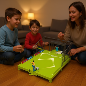 Mi Casita Football Table 26x38x16.5cm Tabletop Soccer Game with 2 Balls Plastic Board Game for Kids and Family Play - Product Image 2