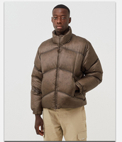 Haute qualité hiver en plein air hommes duvet de canard veste coupe-vent Ripstop rembourré matelassé bouffant Super rempli veste pour hommes