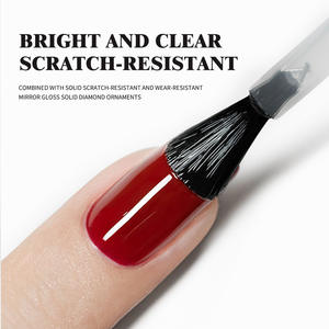 Vernis à ongles <span class=keywords><strong>semi</strong></span>-permanent 7 ml, <span class=keywords><strong>base</strong></span> <span class=keywords><strong>coat</strong></span> et <span class=keywords><strong>top</strong></span> <span class=keywords><strong>coat</strong></span> sans essuyage, gel de conception, primer, séchage à l'air, améliorant, vernis, outil de nail art UV LED - Product Image 3