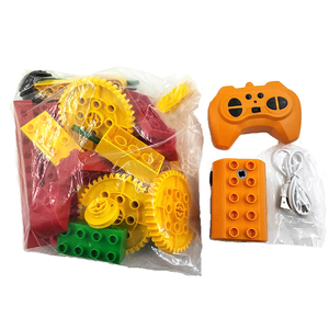 <span class=keywords><strong>Bloques</strong></span> de Construcción de Engranajes de Partículas Grandes, Vehículo de Transporte Programable por Control Remoto, Coche de Ingeniería Educativo, Compatible con 45002 9656 <span class=keywords><strong>Duplo</strong></span> Brick - Product Image 6
