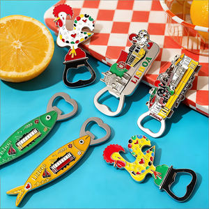 Destapadores de Botellas Metálicos de Recuerdo Turístico de Portugal al por Mayor, Recuerdos de <span class=keywords><strong>Turismo</strong></span> Personalizados de Lisboa y <span class=keywords><strong>Oporto</strong></span>, Imanes para Refrigerador, Herramientas para Latas, Juegos de Regalo - Product Image 4
