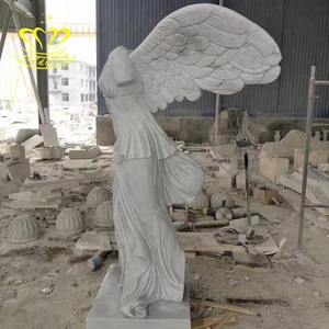 Talladas a mano de piedra de arte famoso mármol diosa de la <span class=keywords><strong>victoria</strong></span> estatua - Product Image 6