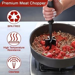 Espátula Mezcladora Manual de Plástico para Carne Picada, Raspador de Carne para Cocinar, Venta al por Mayor - Product Image 3