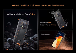Nhà máy trực tiếp Oukitel wp28e gồ ghề điện thoại 4GB + 64GB 6.52 inch HD 10600mAh Dual Sim Android 14 IP68 NFC gồ ghề điện thoại thông minh - Product Image 4