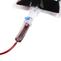 Sac de Sang d'Infusion d'Halloween 75ML Faux Plasma Zombie Vampire PE Plastique Vente en Gros