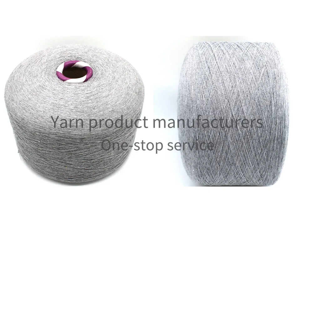 High Quality Recycled Cotton-Polyester Blend Fancy Yarn Sweater Knitted Yarn with Eco-Friendly Recycled Material