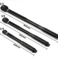 Juego de Llaves Dinamométricas de 3 Tamaños Preestablecidos, 1/4", 3/8", 1/2", Llave de Trinquete Ajustable para Reparación de Automóviles y Bicicletas