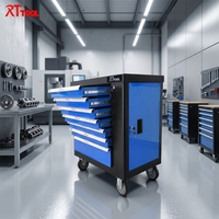 Vente directe d'usine RTTOOL, boîte à outils de 279 pièces, armoire latérale, chariot à outils, coffre à outils pour la réparation automobile