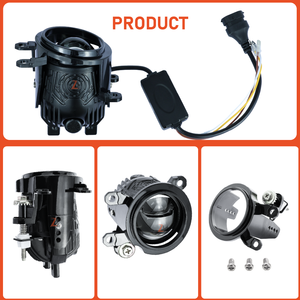 Phare <span class=keywords><strong>de</strong></span> Voiture Bi-LED Projecteur Laser Zde20 100W 6000K, Feu Antibrouillard pour Toyota 12V, IP68 - Product Image 2