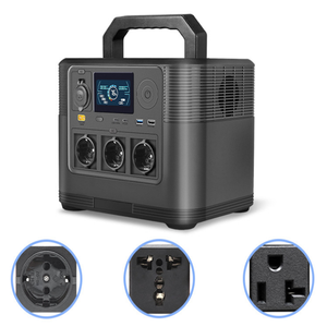 สถานีไฟฟ้าพกพาสำหรับกรณีฉุกเฉินกลางแจ้ง กำลังไฟ 1200W 220V/110V แบบปรับแต่งได้ พร้อมระบบชาร์จพลังงานแสงอาทิตย์ ดีไซน์กันน้ำ หน้าจอ LED ชาร์จเร็ว - Product Image 1