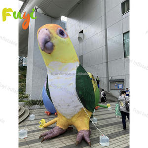 Balon Model burung raksasa dan burung bayan tiup warna-warni dekorasi tiup kualitas tinggi dicetak cocok untuk promosi acara - Product Image 1
