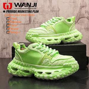 2025 nuovo stile Versatile traspirante sport stile Walking scarpe spesse suole di moda Sneakers per gli uomini - Product Image 2