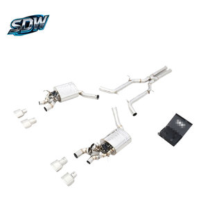 Système d'échappement Catback Valvetronic pour Mercedes Benz A180 A200 C200 C300 C43 C63 AMG E300 E450 S450 GLA GLC GLE GLS - Product Image 6