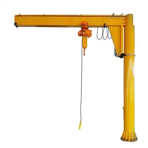 Alta calidad columna CD/MD Hoist Jib Crane 1 tonelada 2 toneladas 5 toneladas 20 metros brazo jib para la venta