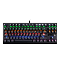 Kostenlose Probe Mechanische Multifunktions-Computertastatur Gamer Mini Kabelgebundene Mechanische Tastatur für PC Pad Android TV Box