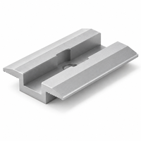 Pince de fixation pour panneau solaire en aluminium de haute qualité, surface anodisée, pour systèmes de support de carport, conforme aux normes de sécurité internationales