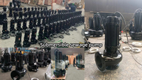 Pompe à eau submersible Aikon pour puits ouverts 220V 380V 2 CV, machine de pompage centrifuge pour fosse 3 CV, pompe submersible pour eaux usées