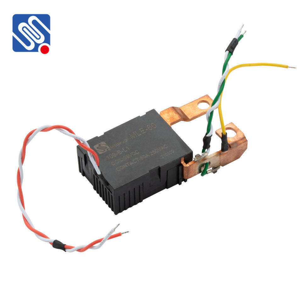Meishuo MLE 60A 80A 250VAC Smart Meter Relay Miniature Magnetic Latching Automatic Relay Sealed Protection Fast Shipping