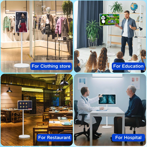 Smart Portable 21.5 Inch Monitor Touch Screen Android 12 Smart <strong>TV</strong> <strong>Lcd</strong> Monitors Smart Interactive Portable <strong>TV</strong> for Clothing Store - Product Image 3