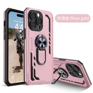 Funda protectora con soporte magnético para anillo de Metal de 360 grados para Motorola Moto G53 G84 G13 G14 E13 <span class=keywords><strong>E20</strong></span> E30 - Product Image 3