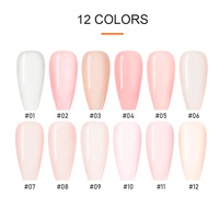 Vernis à ongles professionnel en gel caoutchouc à base de HEMA et TPO Free, prix d'usine, marque privée pour salon de manucure
