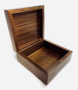 Hộp gỗ có nắp có bản lề-Hộp lưu trữ gỗ nhỏ - Product Image 4