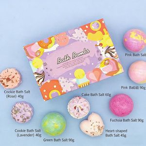 Set de Regalo de Bombas de Baño con Aceites Esenciales - 7 Piezas, Bolas Efervescentes Artesanales para Spa, OEM/ODM, Lujo para Cumpleaños, Día de la Madre, Navidad, Regalo Festivo - Product Image 4