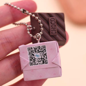 سلسلة مفاتيح شوكولاتة مخصصة بشعار مخصص، سلسلة مفاتيح شوكولاتة من الراتنج ثلاثية الأبعاد بشعار مخصص، سلسلة مفاتيح كرتونية مخصصة - Product Image 5