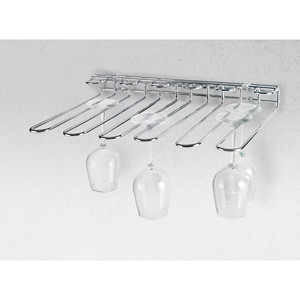 Portabicchieri da vino da appendere sotto il mobile, in acciaio inossidabile, per riporre calici. - Product Image 2
