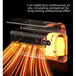 Best Seller intelligente UV spazzolino elettrico disinfettanti portatile ABS spazzolino da denti <span class=keywords><strong>sterilizzatore</strong></span> USB ricarica OEM per uso familiare all'ingrosso - Product Image 3