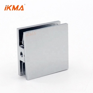 Crl scu4 không khung vòi hoa sen cửa 0 độ Chrome gương Brass tường để Glass vuông Clip chủ gắn sửa chữa Glass kẹp - Product Image 3