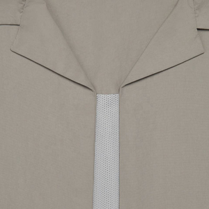 Último estilo Baggy Oversized Plain T Shirt Streetwear Sin botón Heavy Cotton Boxy Cropped Shirt Hombres - Product Image 5
