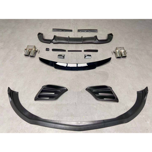Kit de carrosserie de haute qualité pour Mercedes Benz W223 classe S pour mettre à niveau soutien-gorge <span class=keywords><strong>bus</strong></span> lèvre avant embouts de lèvre de pare-chocs arrière évents de becquet - Product Image 2
