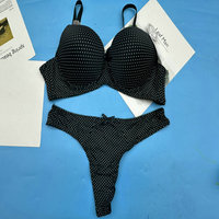Ensemble soutien-gorge et culotte string pour adultes, style quotidien, fermeture arrière, modèle YWB108, taille 40-46, bonnet D, 2,15 $